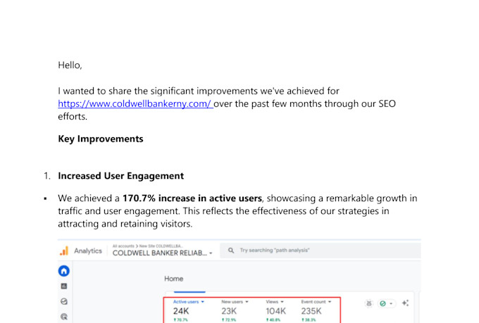 be your SEO freelancer for higher google rankings